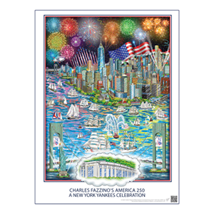 Charles Fazzino's America250: A New York Yankees Celebration Poster Night