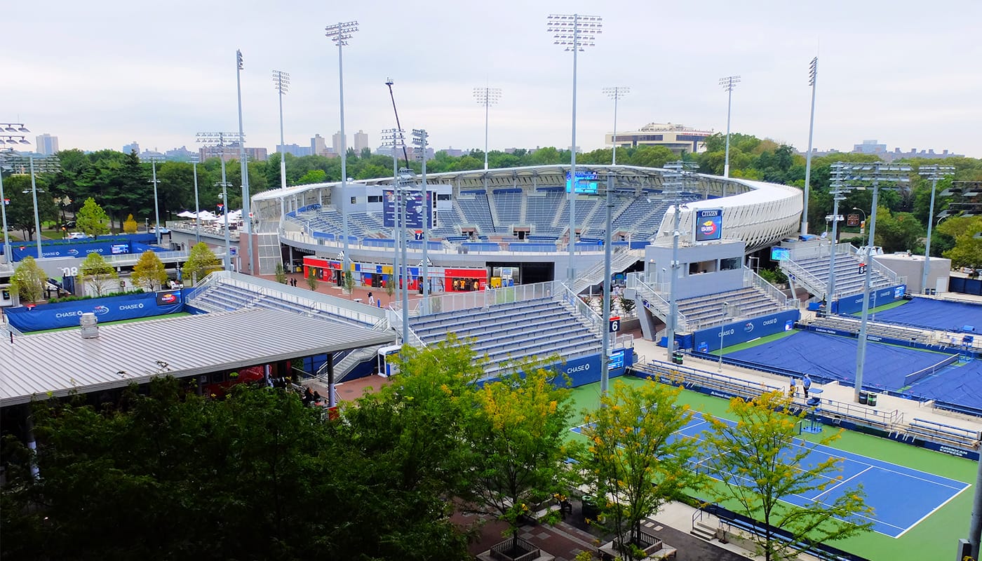Tour del estadio del US Open - una mirada detrás de escena