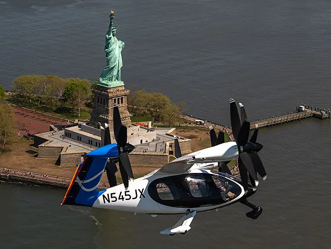 Taxi Aéreo Eléctrico Joby Aviation de JFK a Manhattan - Transferencia y Turismo en uno