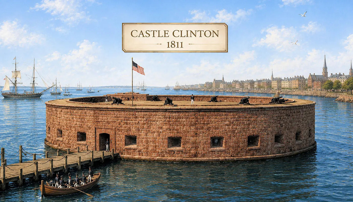 Castle Clinton en Nueva York - Idea de cómo lucía Castle Clinton