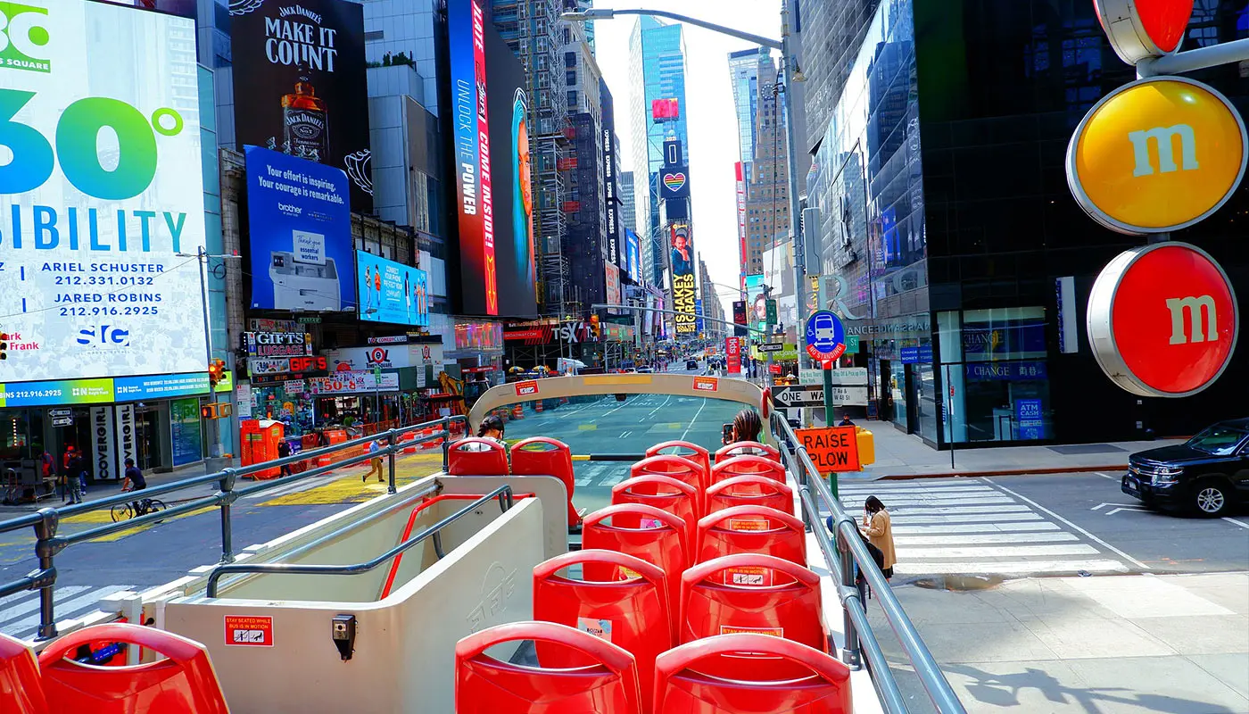 Itinerario de 8 días en Nueva York - Súbete al autobús turístico Hop on Hop off