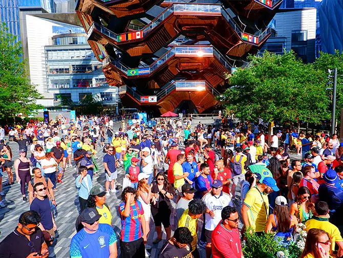 Copa Mundial de Fútbol 2026 en Nueva York - fiesta para ver el partido