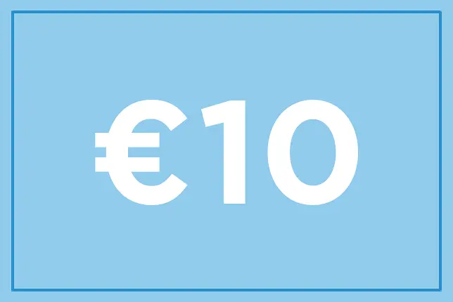 Tarjeta regalo de 10€