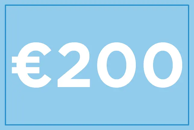 Tarjeta regalo de 200€