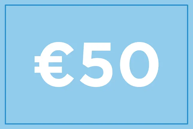 Tarjeta regalo de 50€