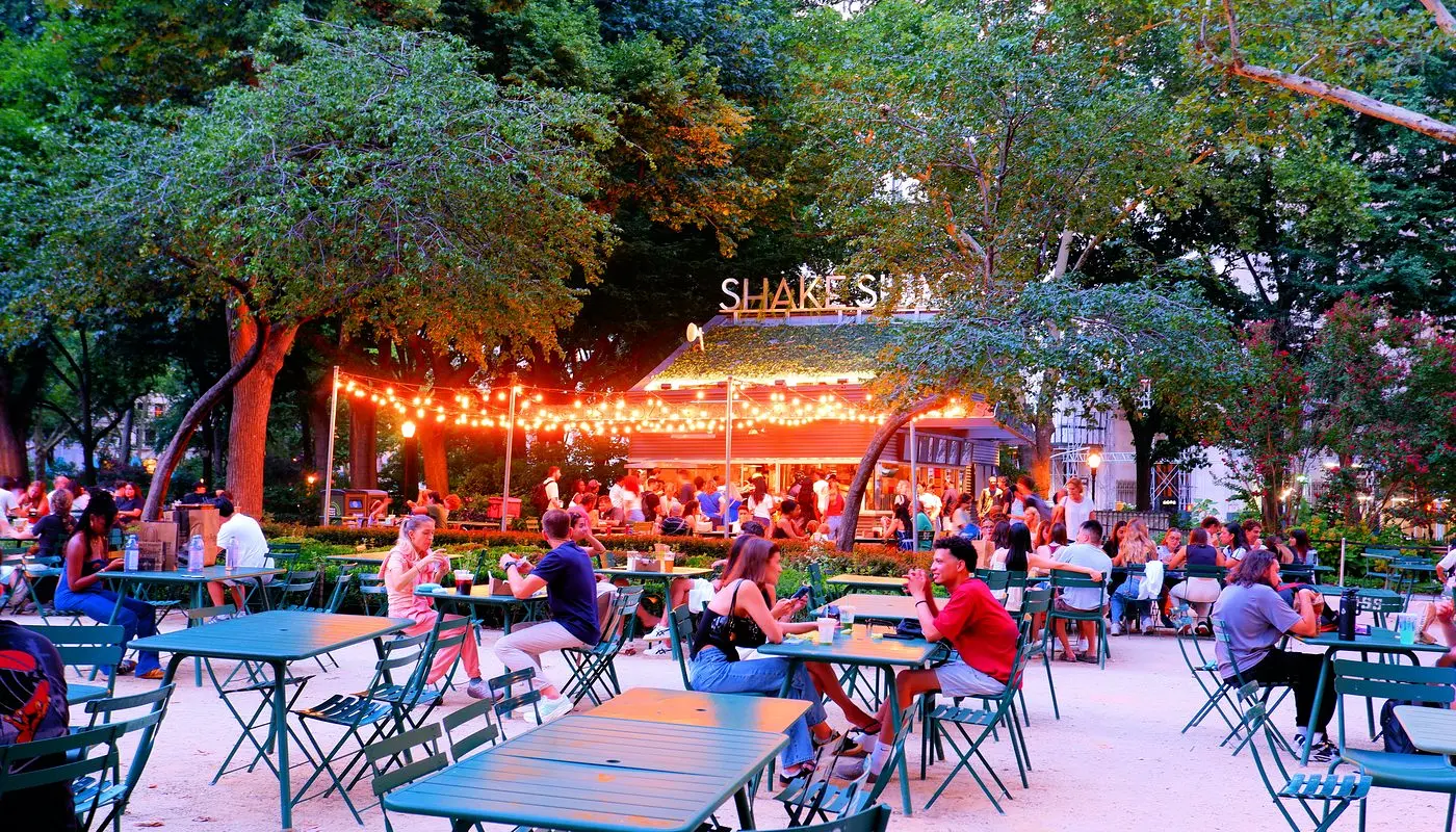 Madison Square Park en Nueva York - Shake Shack