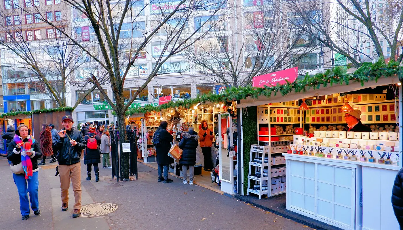 Union Square en Nueva York - Union Square Holiday Market