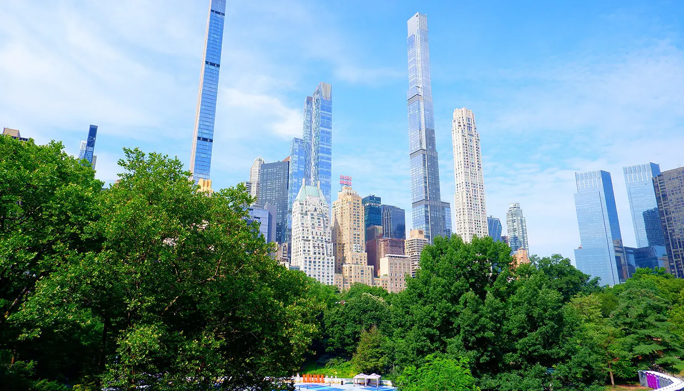 Ruta a pie por Central Park en Nueva York - Vistazo a la ruta a pie