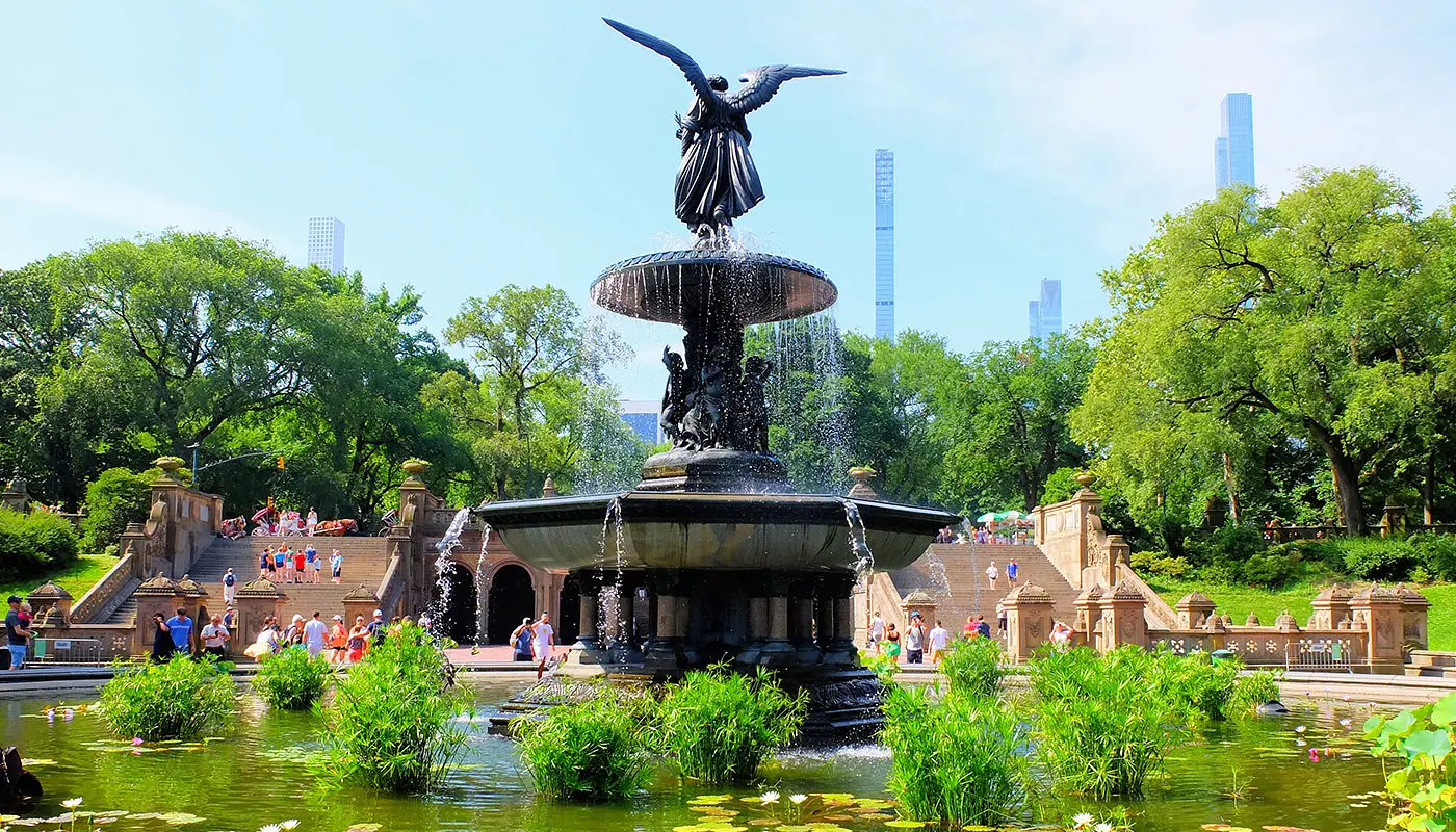 Ruta a pie por Central Park en Nueva York - Impresión de la ruta a pie